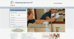 Desktop Screenshot of cleaningservicect.com